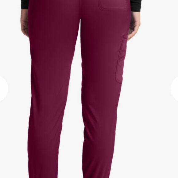 New! Cherokee maroon burgundy scrubs!Modern classic petite nursing extra small - Picture 3 of 11